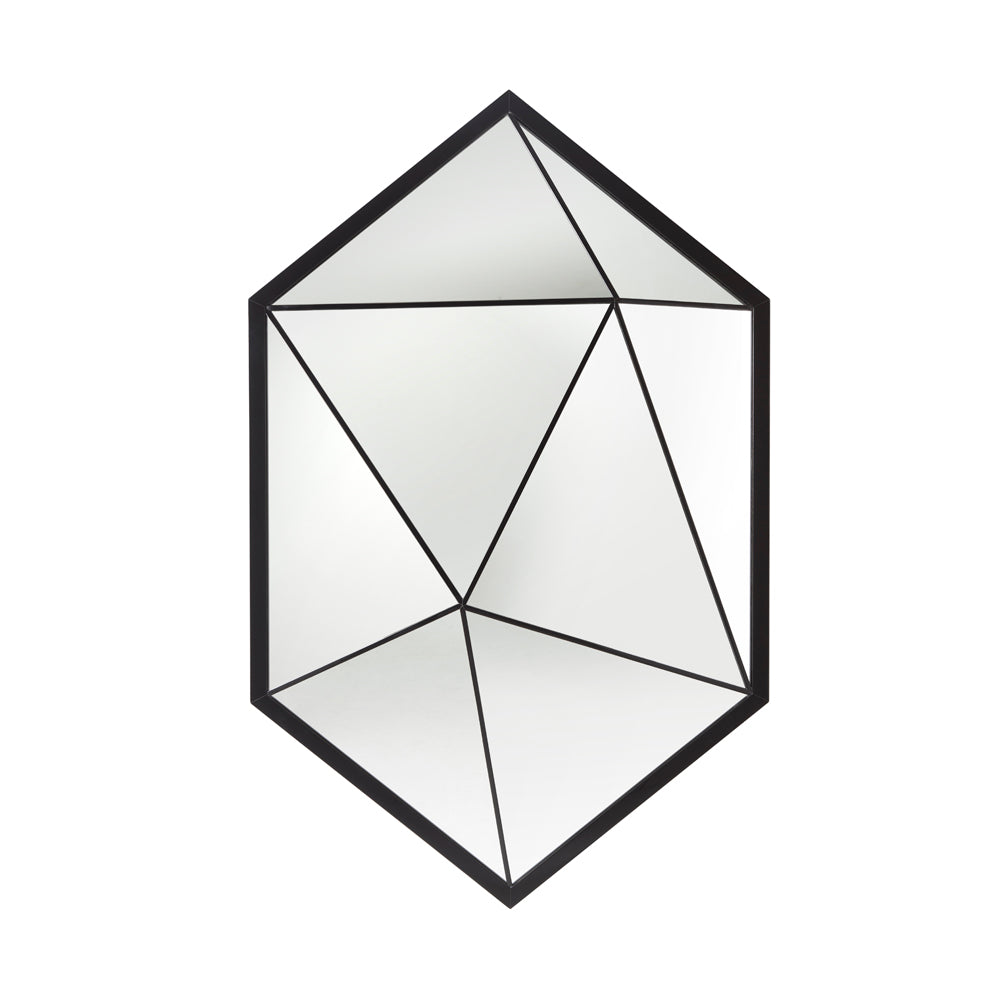 Vlad Hexagonal Wall Mirror | Theodore Alexander - AXH31005.C115