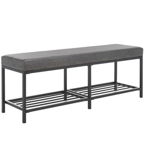 Yomi 2 Rail Shelf Bench | Safavieh - BCH6404