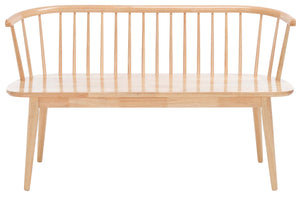 Safavieh Blanchard Spindle Bench - Natural