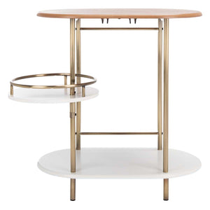Iva 3 Tier Swivel Bar Table | Safavieh - BCT8007