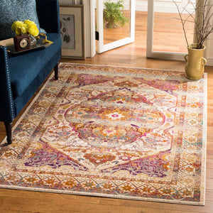 Safavieh Baldwin Rug Collection BDN189A - Ivory / Fuchsia