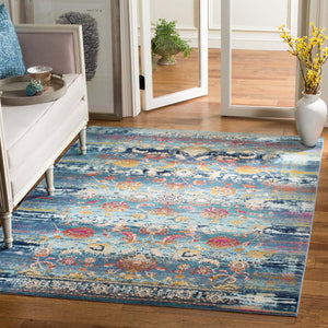 Safavieh Baldwin Rug Collection BDN192C - Teal / Beige