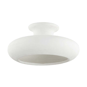 Hudson Valley Lighting 1 Light Semi Flush - Aged Brass