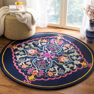 Safavieh Bellagio Rug Collection BLG605C - Navy Blue / Multi