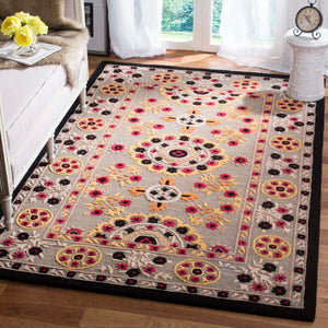 Safavieh Bellagio Rug Collection BLG628A - Light Grey / Black