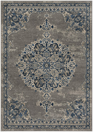 Safavieh Brentwood Rug Collection BNT867G - Light Grey / Blue