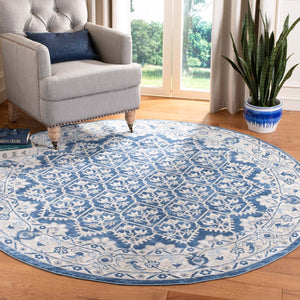 Safavieh Brentwood Rug Collection BNT869M - Navy / Light Grey