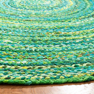Safavieh Braided Rug Collection BRD452Y - Green