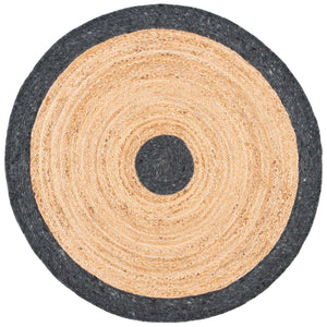 Safavieh Braided Rug Collection BRD910Z - Black / Gold