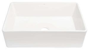 Safavieh Farmhouse Porcelain Ceramic Rect 33In Kitchen Sink - White