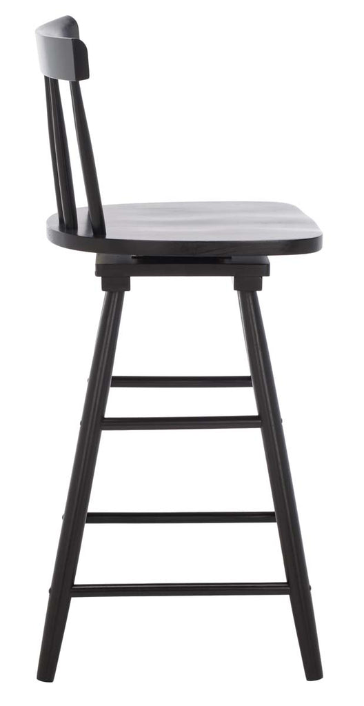 Safavieh Tage Swivel Counter Stool - Black