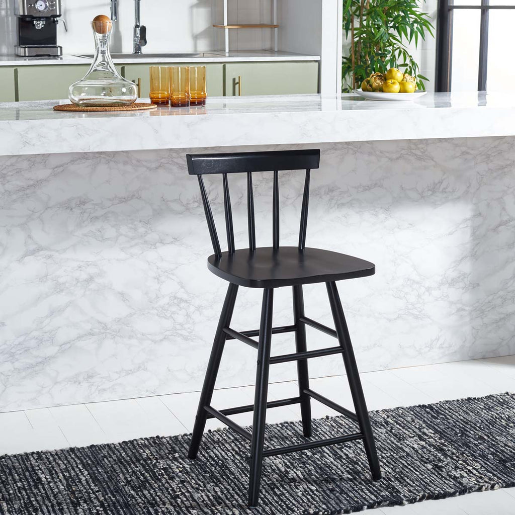 Safavieh Tally Wood Counter Stool - Black