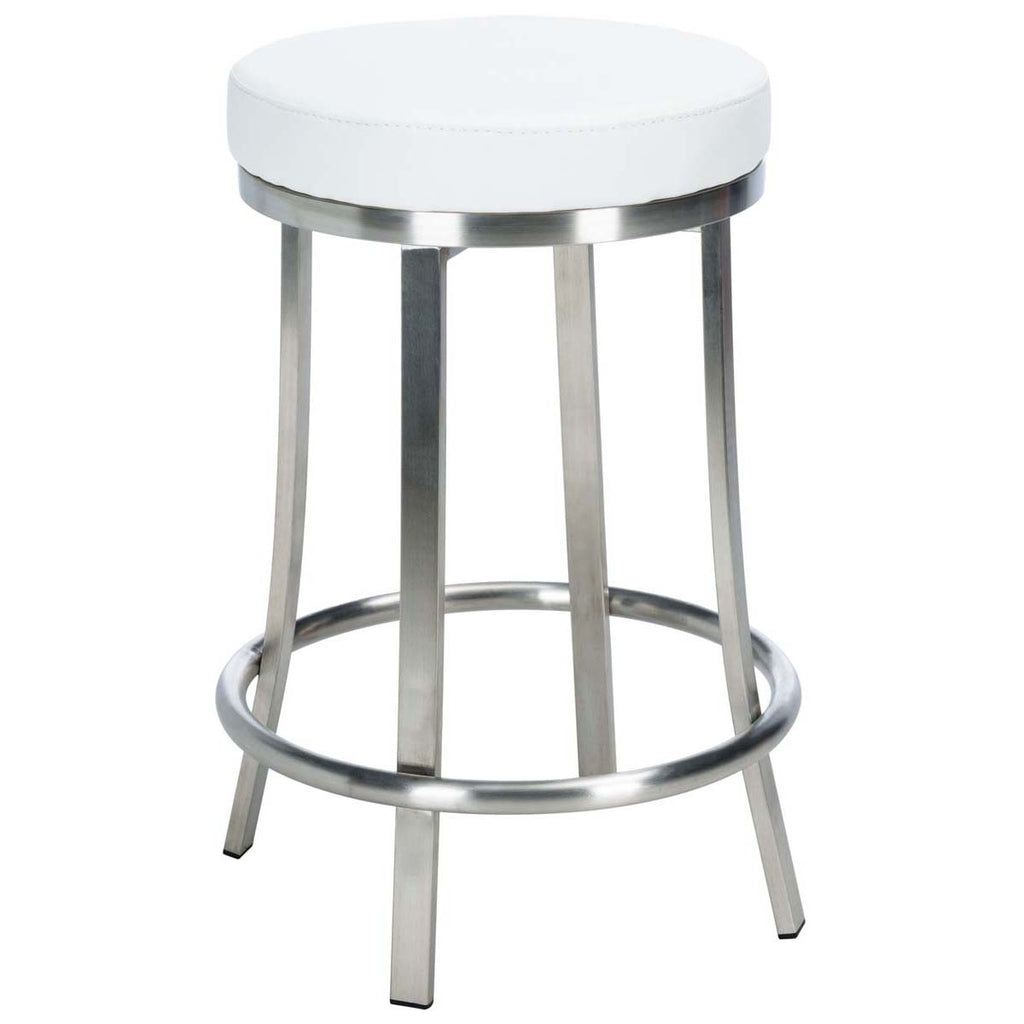 Safavieh Obito Swivel Counter Stool - White