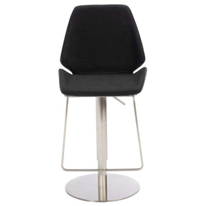 Safavieh Pierro Gas Lift Bar Stool - Black / Gold