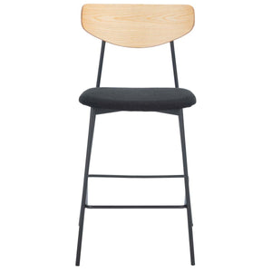 Safavieh Ryker Counter Stool - Oak / Black