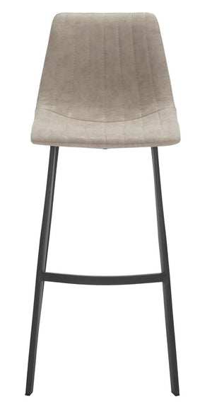 Safavieh Rhyatte Bar Stool - Grey/Black