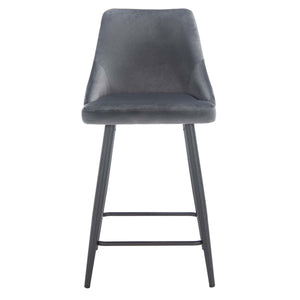 Safavieh Kelsey Counter Stool - Shale / Black