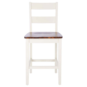 Safavieh Yuri Counter Stool-White/Natural (Set of 2)