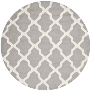 Safavieh Cambridge Rug Collection CAM121D - Silver / Ivory