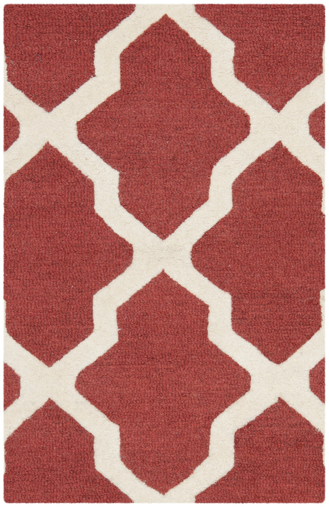 Safavieh Cambridge Rug Collection CAM121L - Rust / Ivory