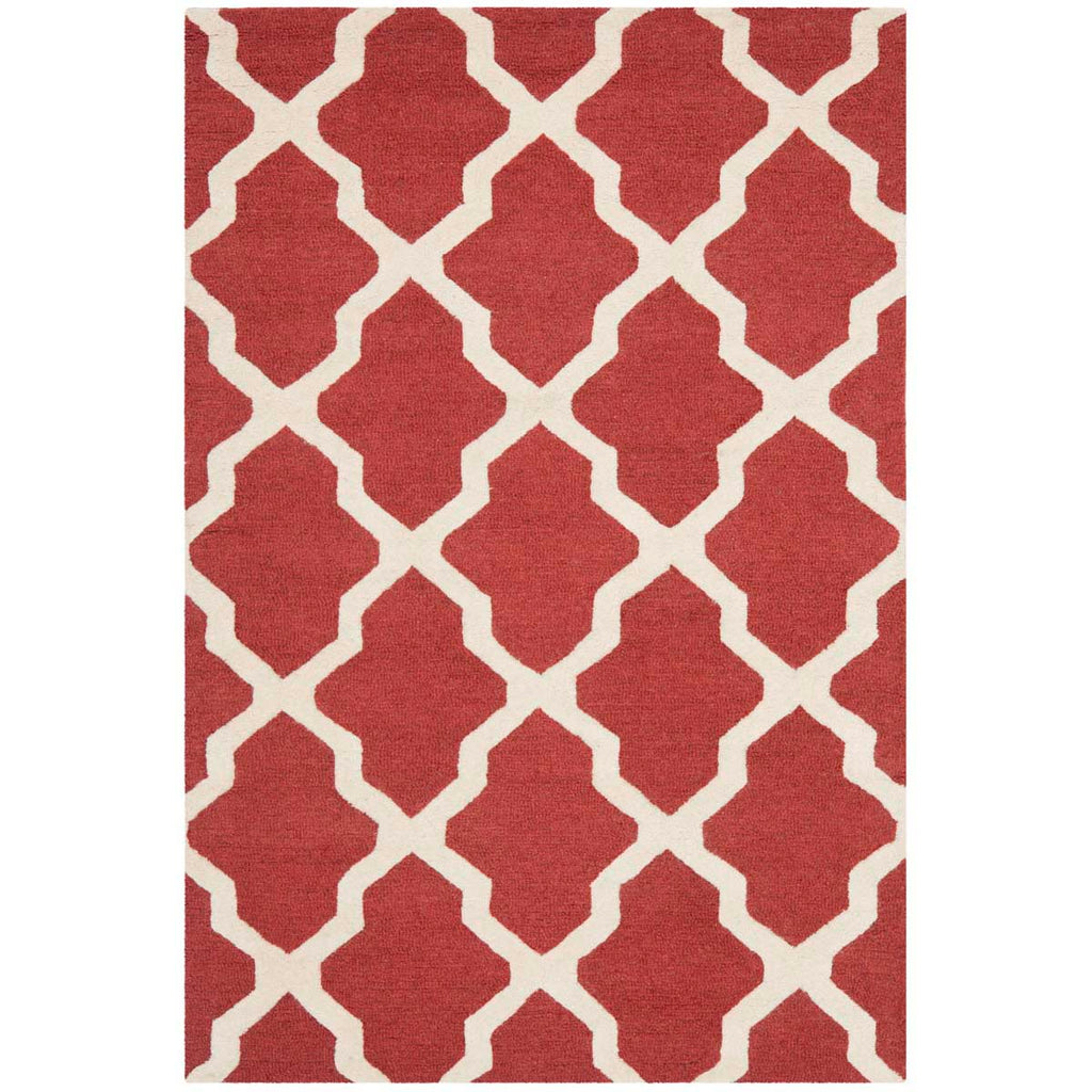 Safavieh Cambridge Rug Collection CAM121L - Rust / Ivory