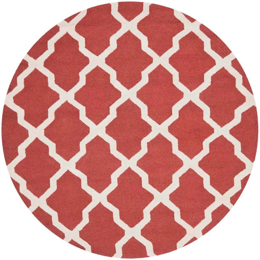 Safavieh Cambridge Rug Collection CAM121L - Rust / Ivory
