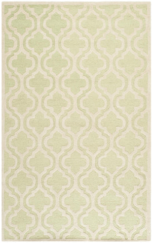 Contemporary Area Rug, CAM132B, 160 X 230 cm in Light Green / Ivory