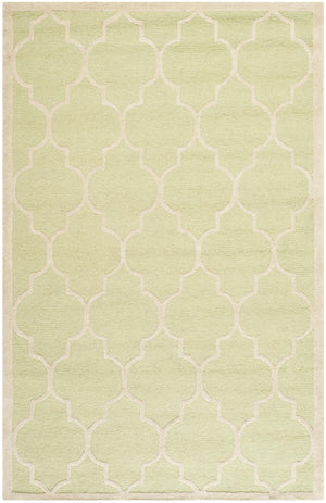 Contemporary Area Rug, CAM134B, 160 X 230 cm in Light Green / Ivory