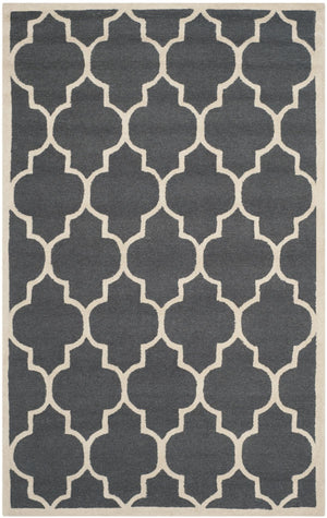 Contemporary Area Rug, CAM134X, 200 X 300 cm in Dark Grey / Ivory