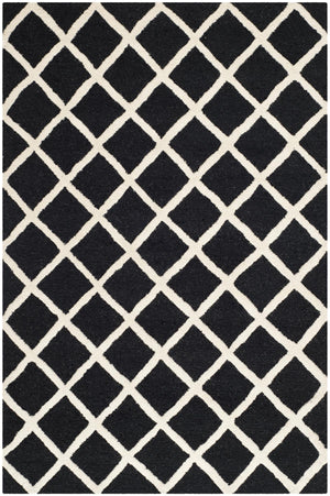 Contemporary Area Rug, CAM135E, 120 X 180 cm in Black / Ivory