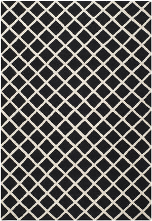 Contemporary Area Rug, CAM135E, 160 X 230 cm in Black / Ivory