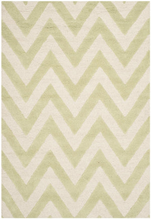 Contemporary Area Rug, CAM139B, 120 X 180 cm in Light Green / Ivory