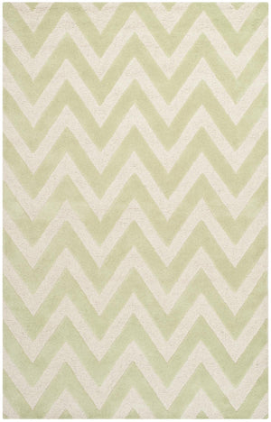 Contemporary Area Rug, CAM139B, 160 X 230 cm in Light Green / Ivory