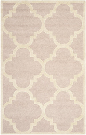 Contemporary Area Rug, CAM140M, 160 X 230 cm in Light Pink / Ivory