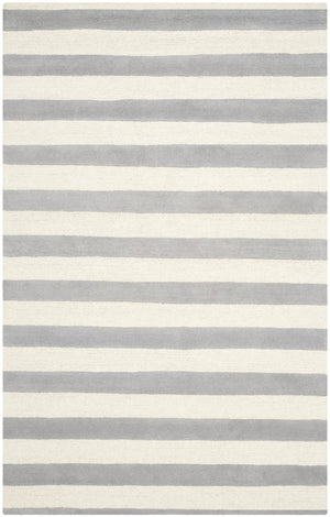 Contemporary Area Rug, CAM154A, 200 X 300 cm in Grey / Ivory