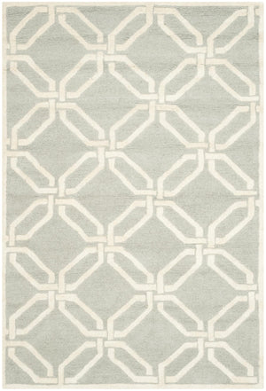 Contemporary Area Rug, CAM311L, 120 X 180 cm in Light Grey / Ivory
