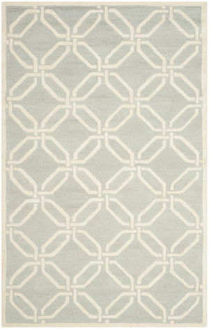 Contemporary Area Rug, CAM311L, 160 X 230 cm in Light Grey / Ivory
