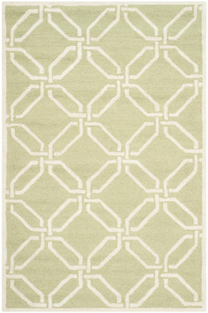 Contemporary Area Rug, CAM311N, 120 X 180 cm in Lime / Ivory
