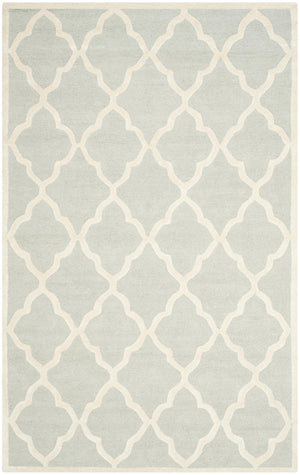 Contemporary Area Rug, CAM312L, 160 X 230 cm in Light Grey / Ivory