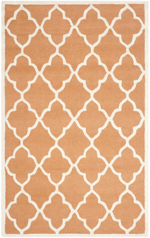 Contemporary Area Rug, CAM312W, 160 X 230 cm in Coral / Ivory