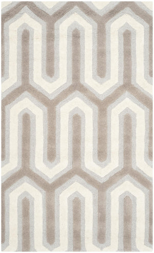 Contemporary Area Rug, CAM351E, 90 X 150 cm in Light Blue / Grey
