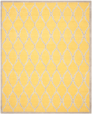 Contemporary Area Rug, CAM352Q, 160 X 230 cm in Gold / Ivory