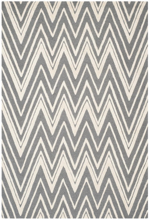 Contemporary Area Rug, CAM711D, 200 X 300 cm in Dark Grey / Ivory