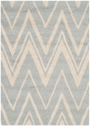 Contemporary Area Rug, CAM711G, 90 X 150 cm in Grey / Ivory