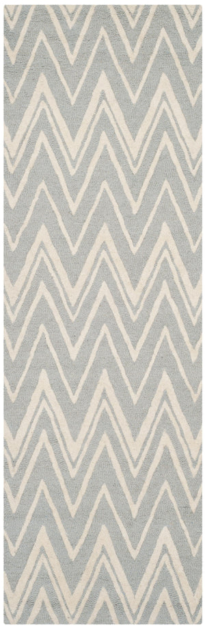 Contemporary Runner Rug, CAM711G, 62 X 240 cm in Grey / Ivory