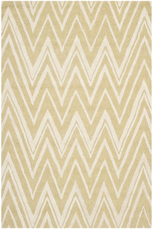 Contemporary Area Rug, CAM711L, 120 X 180 cm in Light Gold / Ivory