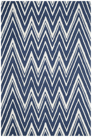 Contemporary Area Rug, CAM711M, 160 X 230 cm in Navy / Ivory