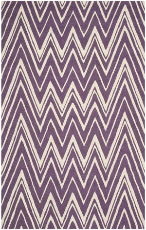 Contemporary Area Rug, CAM711P, 200 X 300 cm in Purple / Ivory