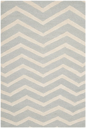 Contemporary Area Rug, CAM714G, 160 X 230 cm in Grey / Ivory