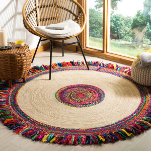 Safavieh Cape Cod Rug Collection CAP205A - Ivory / Red